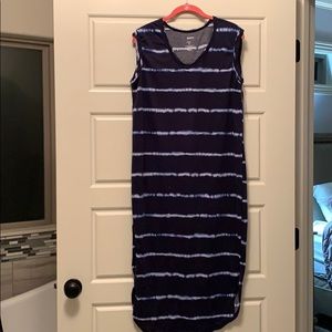 NWT Sonoma Navy Tie Dye Sleep Lounge Dress small